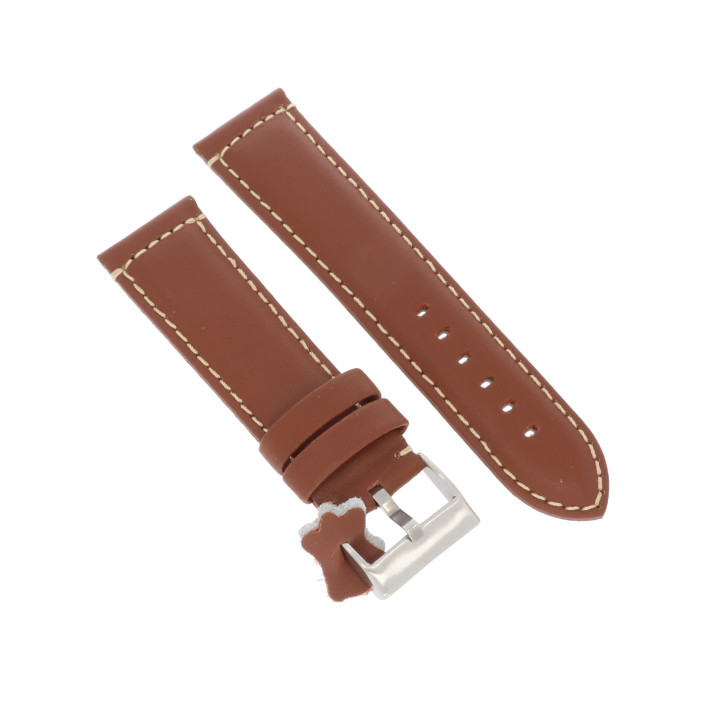 PASEK DO ZEGARKA 24 mm DILOY P354.09.24 BRĄZOWY
