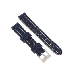 PASEK DO ZEGARKA 18 mm DILOY 389.18.5 GRANATOWY JEANS
