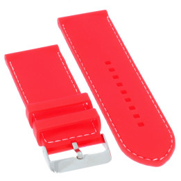 PASEK DO ZEGARKA 30 mm DILOY SBR10.30.6 CZERWONY