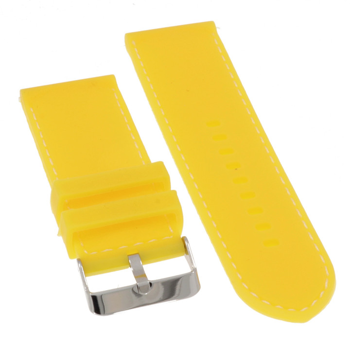 PASEK DO ZEGARKA 28 mm DILOY SBR10.28.10 ŻÓŁTY