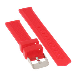 PASEK DO ZEGARKA 18 mm DILOY SBR12.18.6 CZERWONY