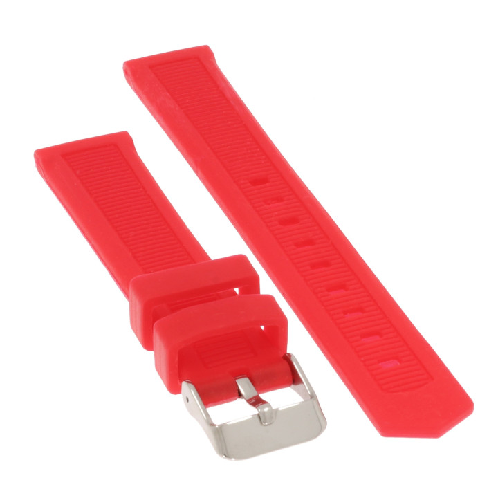 PASEK DO ZEGARKA 18 mm DILOY SBR12.18.6 CZERWONY