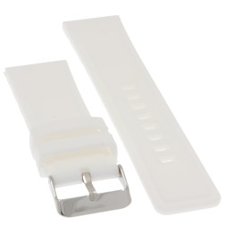 PASEK DO ZEGARKA 24 mm DILOY SBR16.24.22 BIAŁY