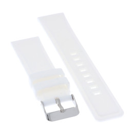 PASEK DO ZEGARKA 22 mm DILOY SBR16.22.22 BIAŁY
