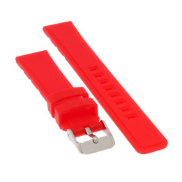 PASEK DO ZEGARKA 18 mm DILOY SBR16.18.6 CZERWONY