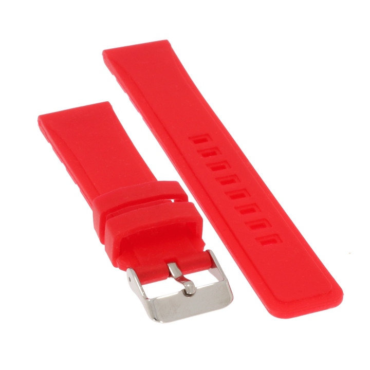 PASEK DO ZEGARKA 20 mm DILOY SBR16.20.6 CZERWONY