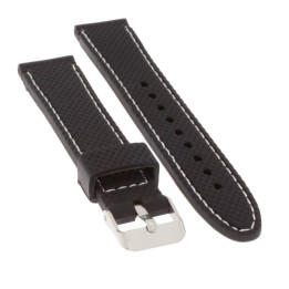 PASEK DO ZEGARKA 18 mm DILOY SBR22.18.1.22 CZARNY
