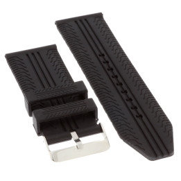 PASEK DO ZEGARKA 30 mm DILOY SBR06.30.1 CZARNY