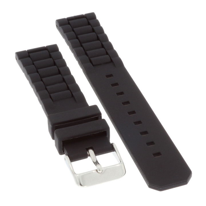 PASEK DO ZEGARKA 20 mm DILOY S257.20.1 CZARNY