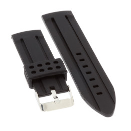 PASEK DO ZEGARKA 24 mm DILOY S253.24.1 CZARNY