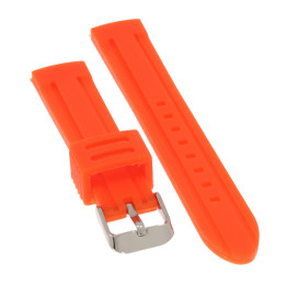 PASEK DO ZEGARKA 18 mm DILOY S253.18.12 POMARAŃCZOWY