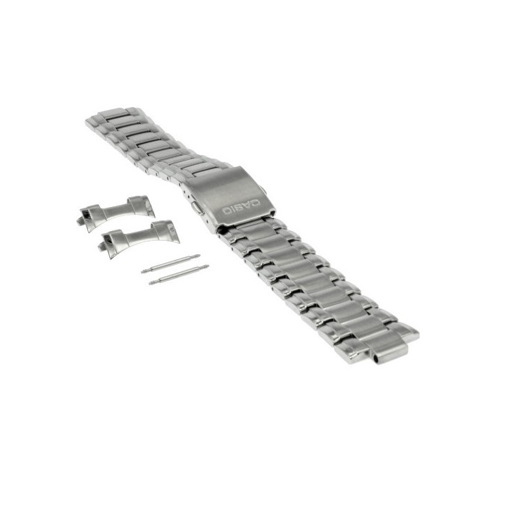 ORYGINALNA BRANSOLETA CASIO BEM-117 BEM-117D-1AV BEM-117D-7AV STALOWA