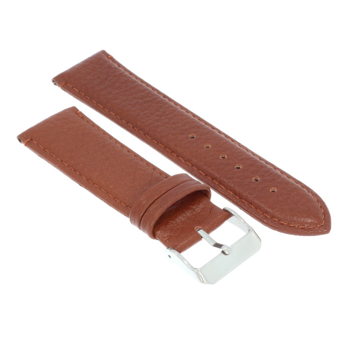 PASEK DO ZEGARKA 24 mm DILOY P205.24.3 BRĄZOWY (1)
