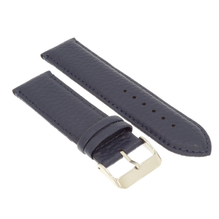 PASEK DO ZEGARKA 24 mm DILOY P205.24.5 GRANATOWY