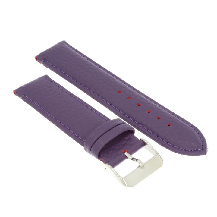 PASEK DO ZEGARKA 22 mm DILOY P205.22.18 FIOLETOWY