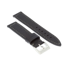 PASEK DO ZEGARKA 20 mm DILOY 404.20.1 CZARNY
