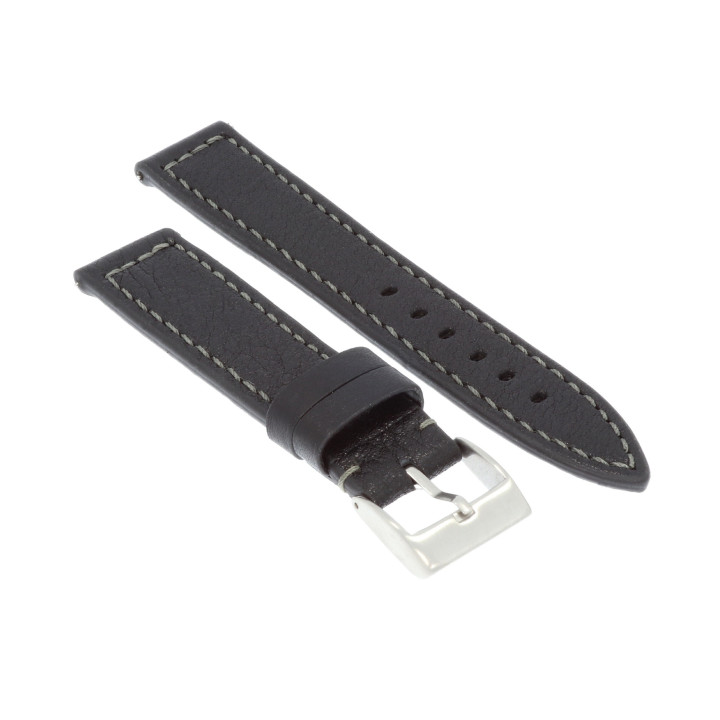 PASEK DO ZEGARKA 20 mm DILOY 404.20.1 CZARNY