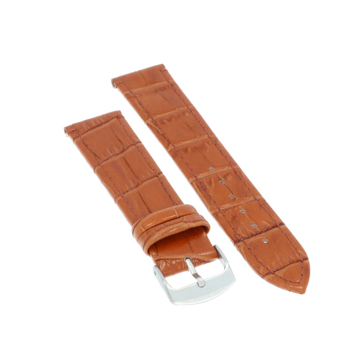 PASEK DO ZEGARKA 20 mm DILOY 402.20.3 BRĄZOWY