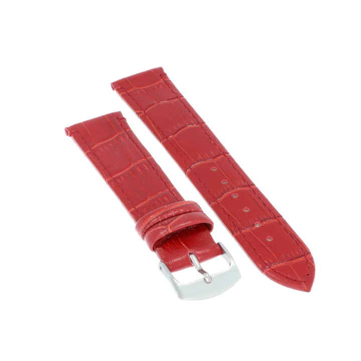 PASEK DO ZEGARKA 20 mm DILOY 402.20.6 CZERWONY