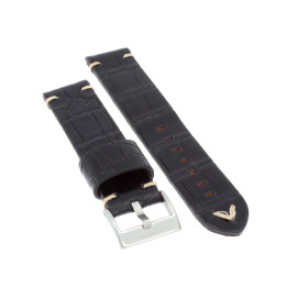 PASEK DO ZEGARKA 20 mm DILOY 403.20.1 CZARNY