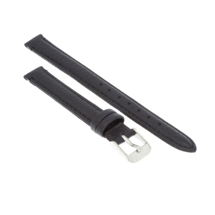 PASEK DO ZEGARKA 12 mm DILOY P205EL.12.1 CZARNY DŁUGI XL