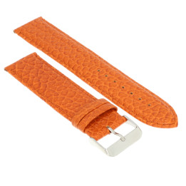 PASEK DO ZEGARKA 24 mm DILOY P205EL.03.24 BRĄZOWY DŁUGI XL