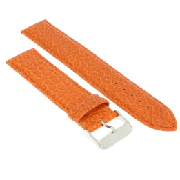 PASEK DO ZEGARKA 22 mm DILOY P205EL.03.22 BRĄZOWY DŁUGI XL