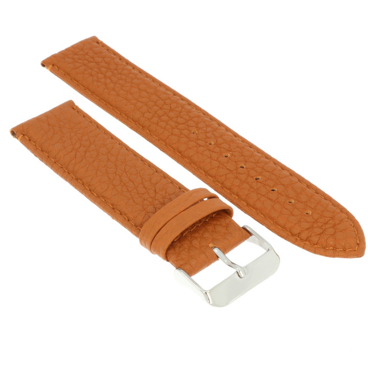 PASEK DO ZEGARKA 24 mm DILOY P205EL.08.24 BRĄZOWY DŁUGI XL