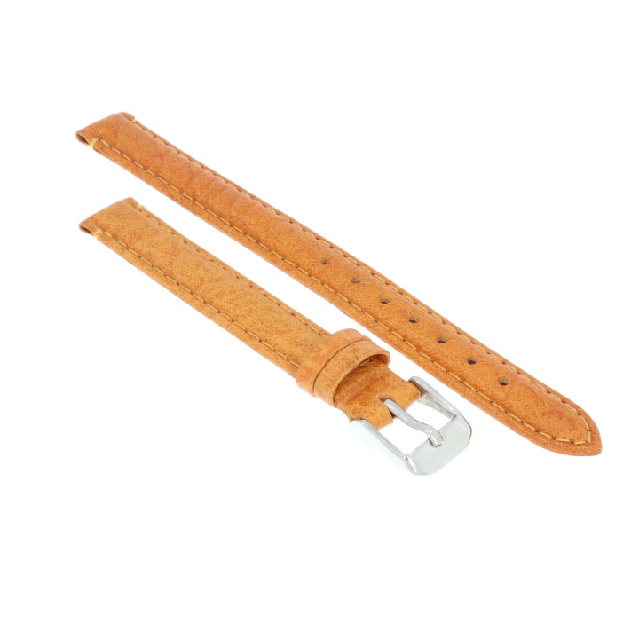 PASEK DO ZEGARKA 12 mm DILOY P205EL.10.12 BRĄZOWY DŁUGI XL