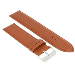 PASEK DO ZEGARKA 24 mm DILOY 302EL.24.3 BRĄZOWY DŁUGI XL