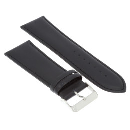 PASEK DO ZEGARKA 30 mm DILOY 302EAL.30.1 CZARNY DŁUGI XL
