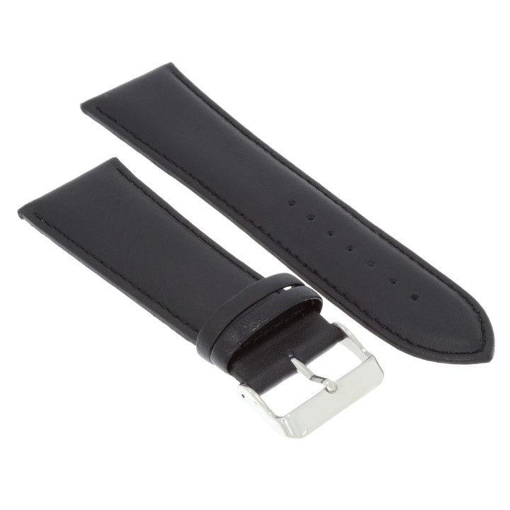 PASEK DO ZEGARKA 30 mm DILOY 302EAL.30.1 CZARNY DŁUGI XL