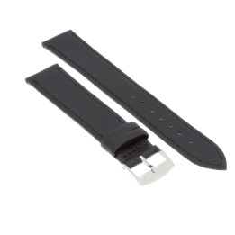 PASEK DO ZEGARKA 20 mm DILOY 304EL.20.1 CZARNY DŁUGI XL