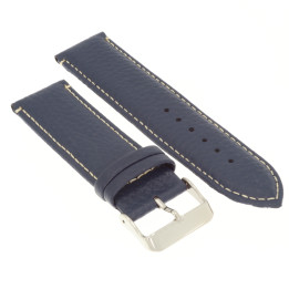 PASEK DO ZEGARKA 24 mm DILOY P206.24.5 GRANATOWY