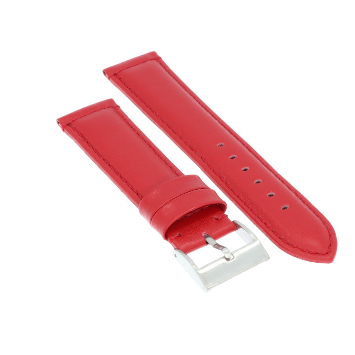 PASEK DO ZEGARKA 22 mm DILOY 363.22.6 CZERWONY