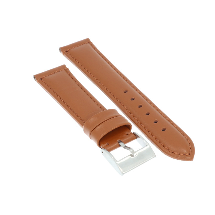 PASEK DO ZEGARKA 20 mm DILOY 363.20.8 BRĄZOWY