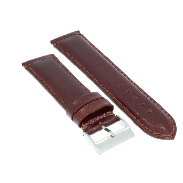 PASEK DO ZEGARKA 24 mm DILOY 363.24.9 BRĄZOWY