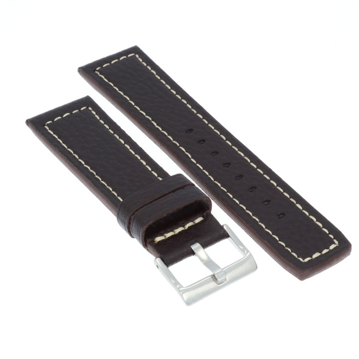 PASEK DO ZEGARKA 24 mm DILOY 362.24.2 BRĄZOWY