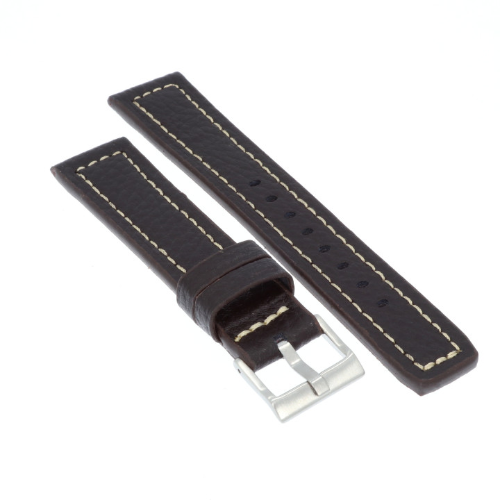 PASEK DO ZEGARKA 20 mm DILOY 362.20.2 BRĄZOWY