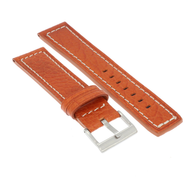 PASEK DO ZEGARKA 24 mm DILOY 362.24.3 BRĄZOWY