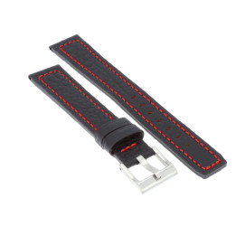 PASEK DO ZEGARKA 18 mm DILOY 362.18.1.6 CZARNY