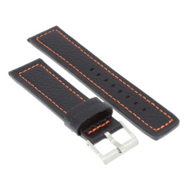 PASEK DO ZEGARKA 24 mm DILOY 362.24.1.12 CZARNY