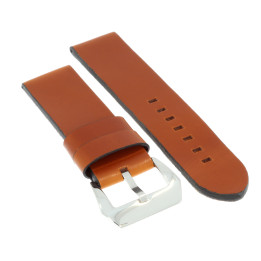 PASEK DO ZEGARKA 24 mm DILOY 383.24.8 BRĄZOWY