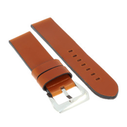 PASEK DO ZEGARKA 22 mm DILOY 383.22.8 BRĄZOWY