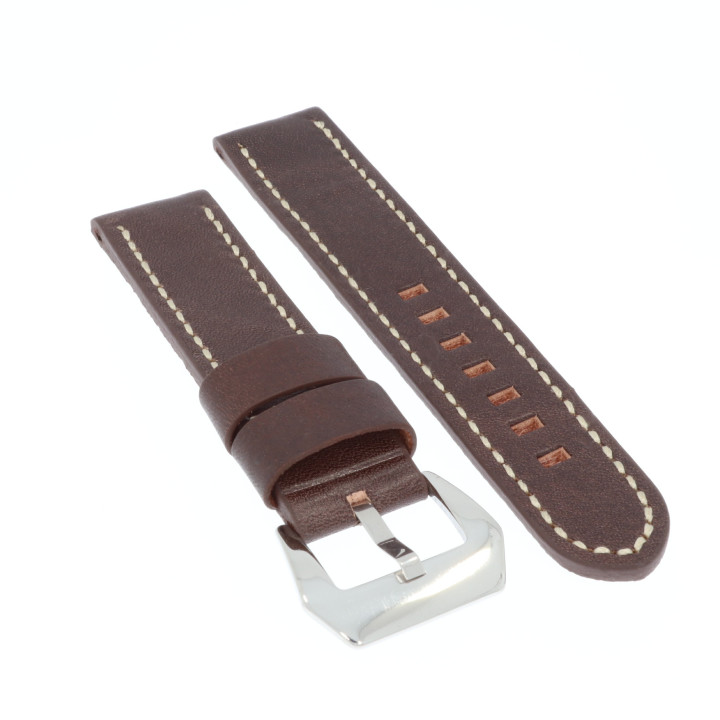 PASEK DO ZEGARKA 20 mm DILOY 384.20.2 BRĄZOWY