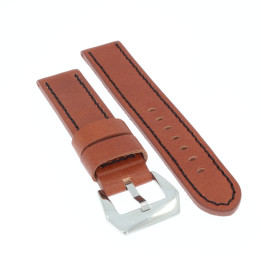 PASEK DO ZEGARKA 20 mm DILOY 384.20.8.1 BRĄZOWY