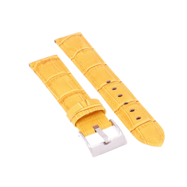 PASEK DO ZEGARKA 20 mm DILOY 368.20.10 ŻÓŁTY