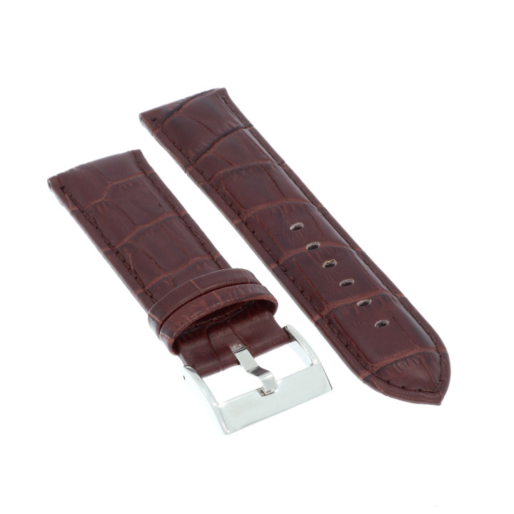 PASEK DO ZEGARKA 24 mm DILOY 368EA.24.2 BRĄZOWY