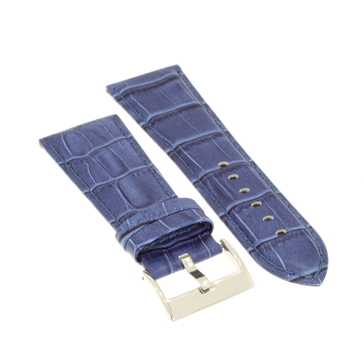 PASEK DO ZEGARKA 30 mm DILOY 368EA.30.5 GRANATOWY