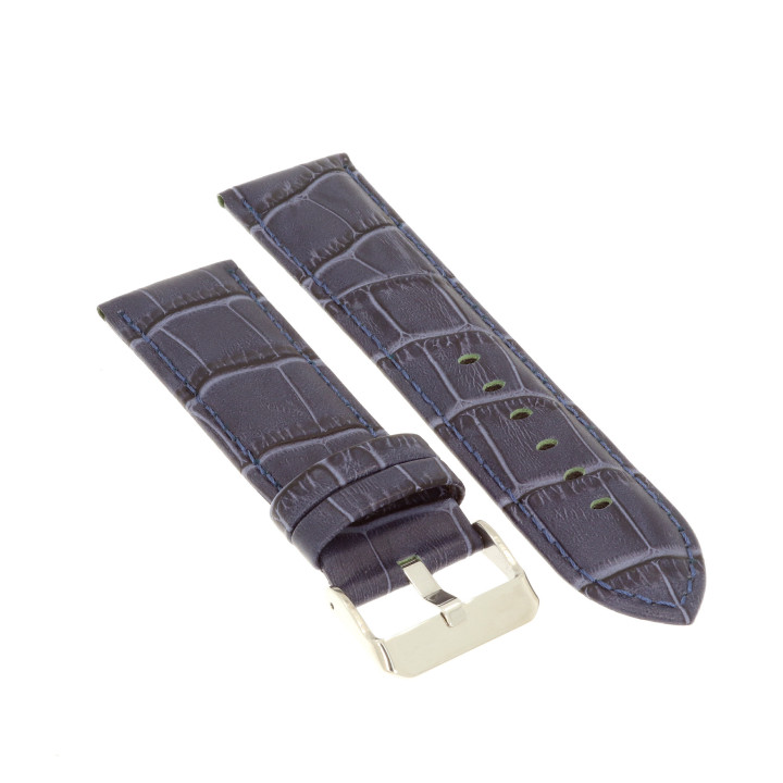 PASEK DO ZEGARKA 24 mm DILOY 368EA.24.5 GRANATOWY